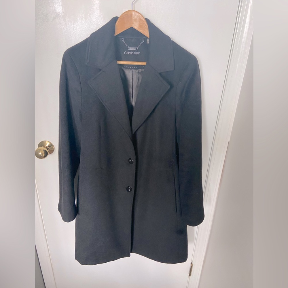 Calvin Klein 3/4 Length Wool Coat.